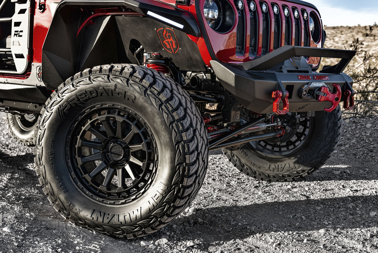 2020 Jeep Gladiator - Black Rhino RAID - Black | Wheel Pros